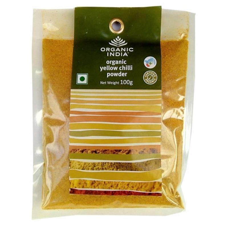 Organic Yellow Chilli Powder 100g Organic India Pvt. Ltd